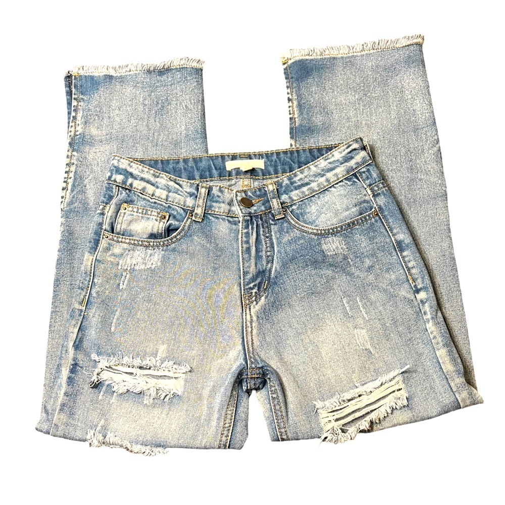 Current Air Anthology High Waisted Split Raw Hem Size Small